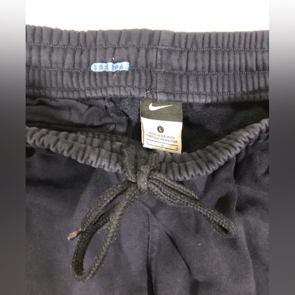 Nike Men’s Navy Blue Sweatpants with pockets Size Large - Picture 3 of 7
